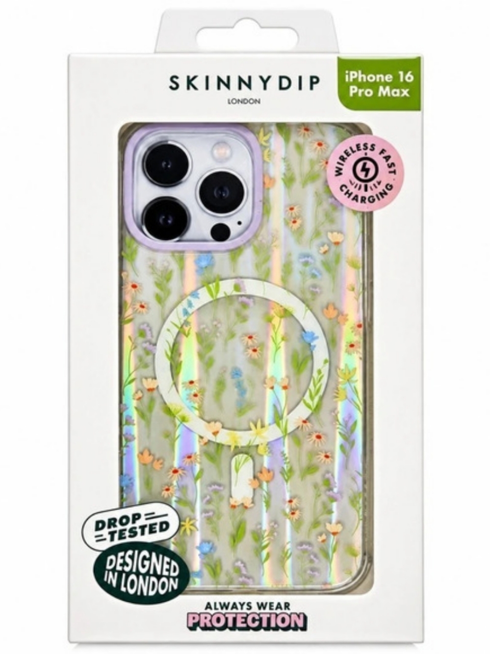 Skinnydip London Shock Absorbent Phone Case Floral iPhone 16 Pro Max Case NWT